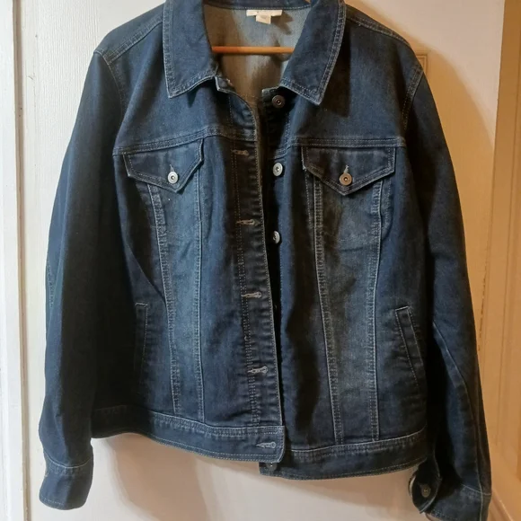 Demin jacket size 20 - Picture 3 of 4